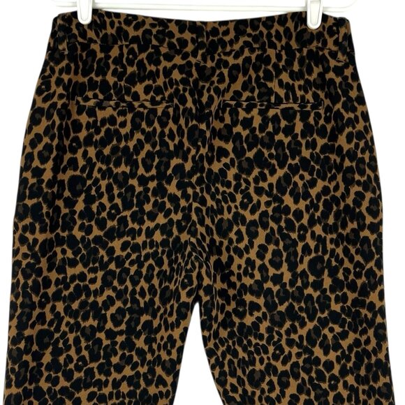 Old Navy Women's Harper High Rise Leopard Print Cropped Pants Sz 8 Regular NWOT - Picture 4 of 12